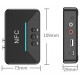 Andowl NFC v5.0 Bluetooth 5.0 Receiver with 3.5mm Jack / USB / RCA and NFC output ports Q-T92