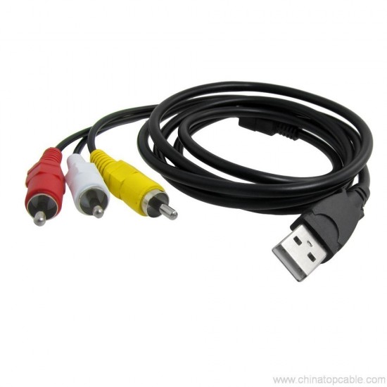 3 RCA male to USB Type A male video cable 3 RCA male to USB Type A male video cable