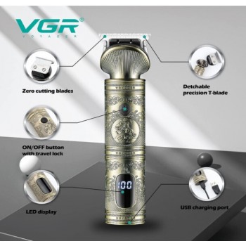 VGR V-962 Rechargeable Hair Clipper – Cordless Precision for Hair, Beard & Body