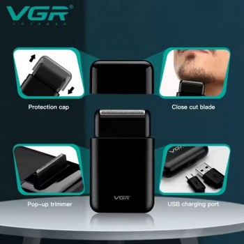 VGR V-390 Rechargeable Trimmer – Compact, Convenient, and Cordless