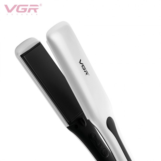 VGR V-556 Professional Digital Hair Curler & Straightener – 38mm Wide for Dry & Wet Hair
