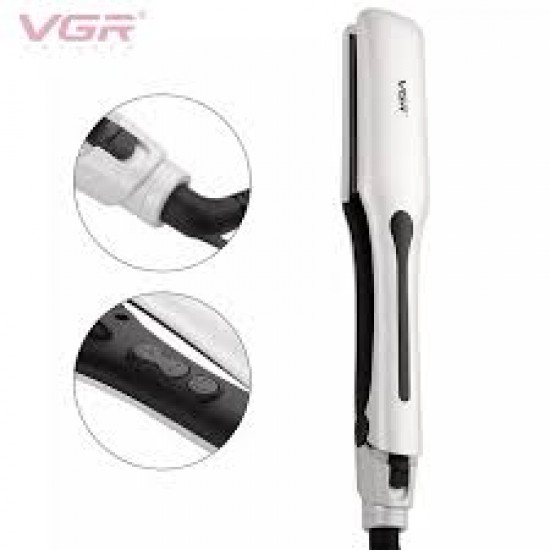 VGR V-556 Professional Digital Hair Curler & Straightener – 38mm Wide for Dry & Wet Hair