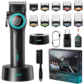 VGR V-001 Professional Hair Clipper – Durable Metal Body & Long Battery Life