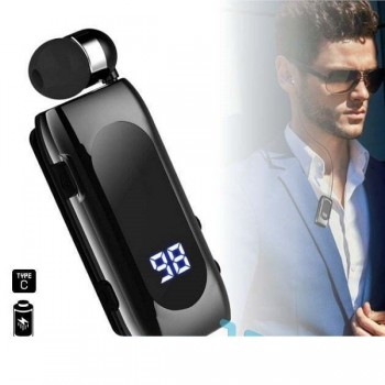 K55 Wireless Clip-On Earphone with LED Display