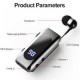 K55 Wireless Clip-On Earphone with LED Display