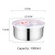 Stainless Steel Fresh-Keeping Lunch Box – Portable, Leak-Proof, and Multipurpose