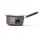 Silver Milk Pan with Wooden Handle – Where Elegance Meets Everyday Ease Silver Milk Pan with Wooden Handle – Where Elegance Meets Everyday Ease