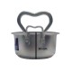 United Pure Silver Finish Cooking Pot (Pateela) no. 1
