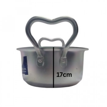 United Pure Silver Finish Cooking Pot (Pateela) no. 5